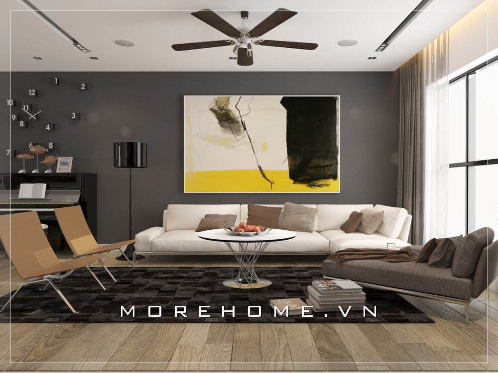 Lựa chọn mẫu sofa màu trắng đẹp cuốn hút cho không gian phòng khách