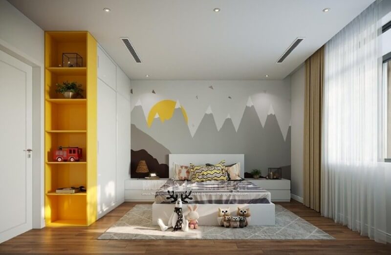 Giường ngủ chung cư hiện đại Giường ngủ chung cư hiện đại