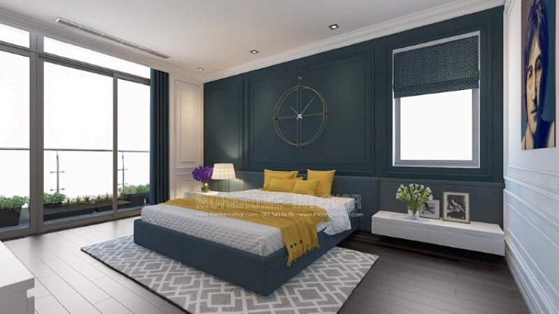 Giường ngủ chung cư hiện đại Giường ngủ chung cư hiện đại