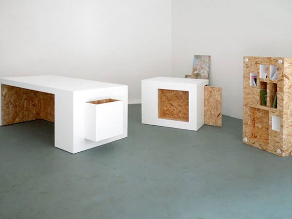 Bàn đá nhân tạo với khả năng uốn cong thoải mái phù hợp với yêu cầu của không gian đem tới sự thoải mái